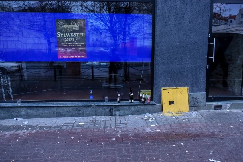 Poznań: Tak wygląda miasto po zabawie sylwestrowej