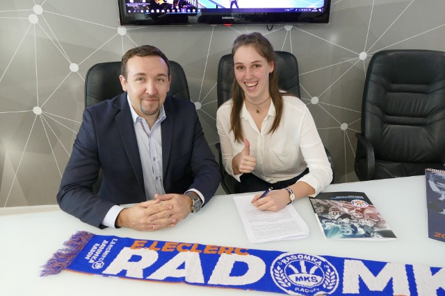 Umowę z radomskim klubem podpisała Klaudia Laskowska. Prezes Thomas Renard – Chardinjest zadowolony z transferu