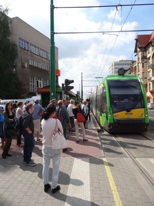 Awaria tramwaju i przerwa w ruchu na Grunwaldzkiej