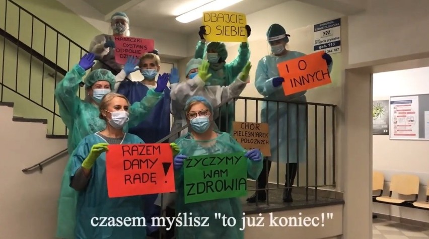 Szczecińskie pielęgniarki chóralnie o Covidzie. Posłuchaj ich piosenki - zobaczcie wideo! 