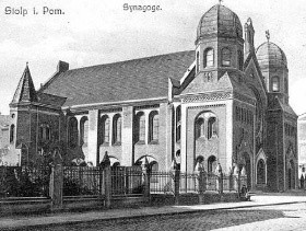 Nowa synagoga przy ulicy Niedziałkowskiego w Słupsku