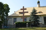 Remont dachu cerkwi św. Jerzego w Bytowie (ZDJĘCIA)