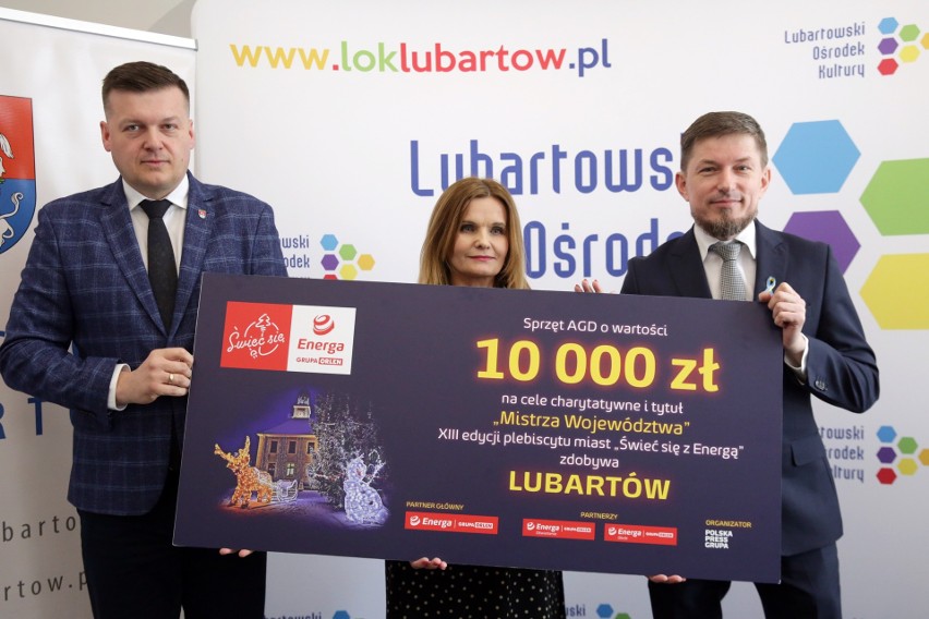 Lubartów najjaśniejszym punktem na mapie województwa lubelskiego – w nagrodę sprzęt o wartości 10 tys. zł 