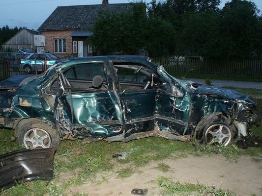 Peugeot po wypadku
