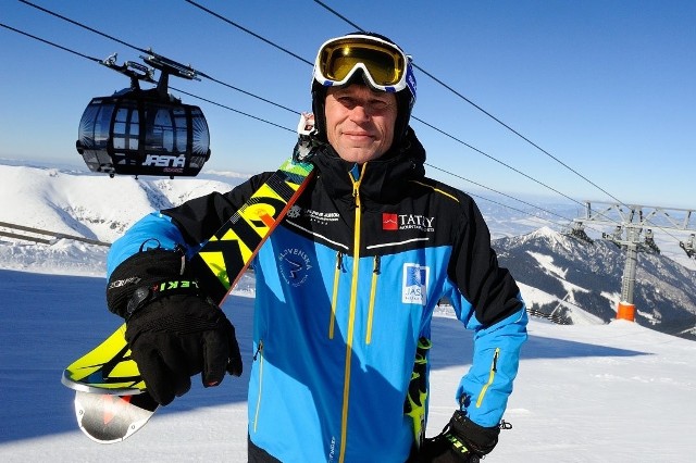 Prezes TMR Bohuš Hlavaty jest zapalonym narciarzem. Tu w ośrodku narciarskim Jasna w Niskich Tatrach