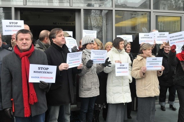 Protest w Radiu Koszalin