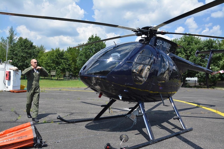 Helikopter w Brynku obsługuje strefy 39 i 40, do których...