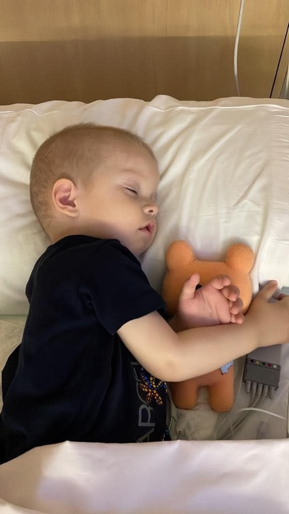 Brak pieniędzy przerwie leczenie! 2-letni Bruno Słowiński z Końskich toczy ogromną walkę z rakiem