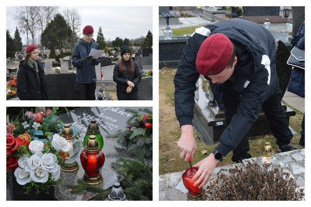 Młodzi wolontariusze z Kędzierzyna-Koźla zapalili znicze na grobach AK-owców. Przypomnieli sobie również ich historie.