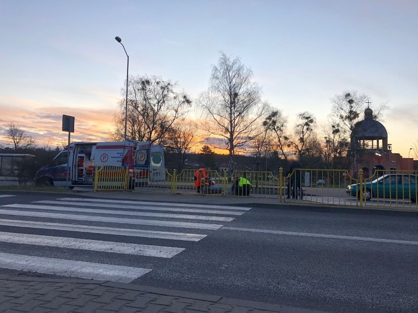 Szczecin. Wypadek w Kijewie. Potrącenie na skrzyżowaniu ul. Niedźwiedziej i ul. Foczej - 27.02.2020