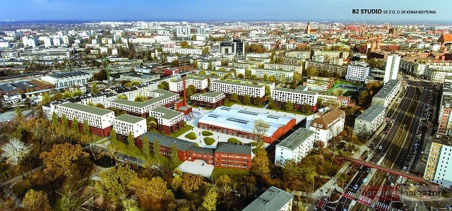 Koncepcja projektu wrocławskiego osiedla Mieszkanie Plus