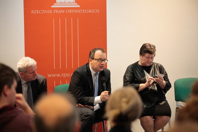 Adam Bodnar, Rzecznik Praw Obywatelskich, spotkał się z mieszkańcami regionu w Centrum Dialogu Obywatelskiego.