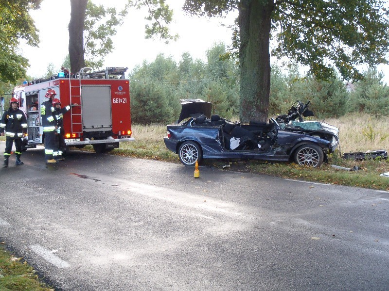 Kierowca BMW zginął na miejscu