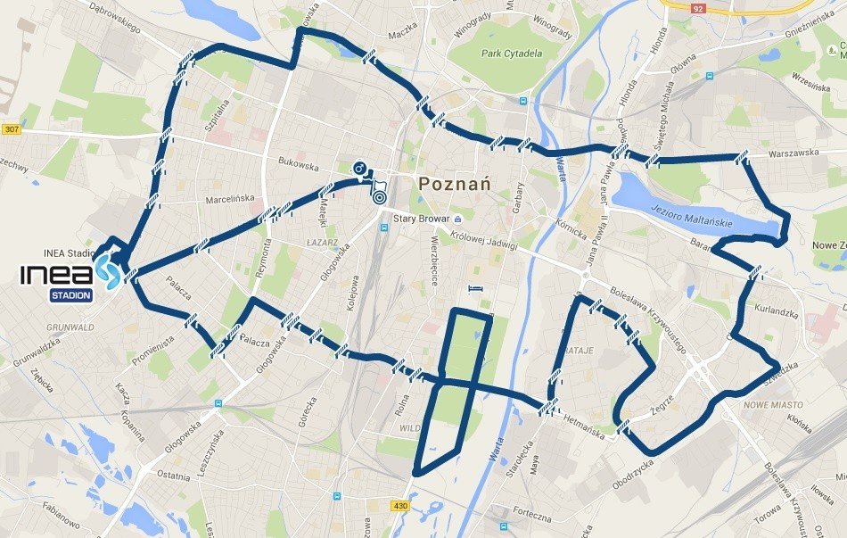 PKO Poznań Maraton. Trasa biegu, czyli których ulic unikać [MAPA] | Głos  Wielkopolski