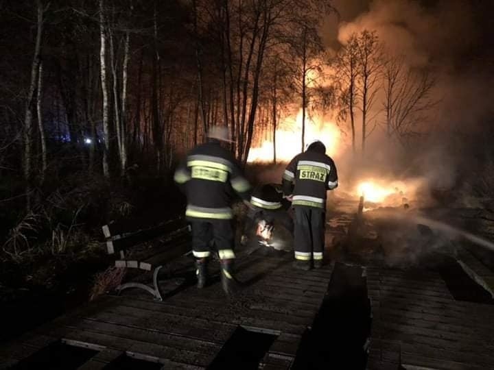 Pożar w Trzebieży