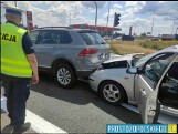 Zderzenie aut na obwodnicy Opola. Są utrudnienia w ruchu