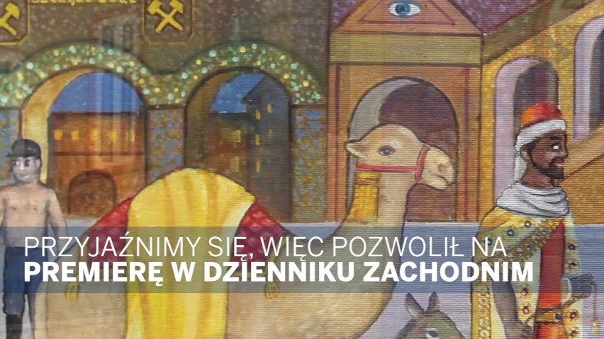 Śląska betlejka w Nikiszu spod pędzla mistrza Erwina Sówki