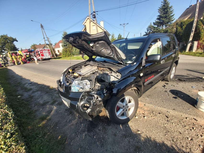 Wypadek w Tarnowie Opolskim. Kierująca nissanem wymusiła...