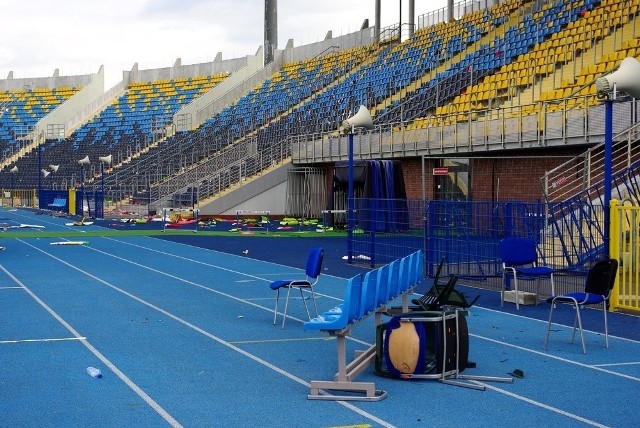 Stadion Zawiszy został zdemolowany po finale Pucharu Polski