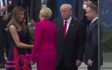 Agata Duda pożegnała się z MelaniąTrump, ignorując prezydenta USA