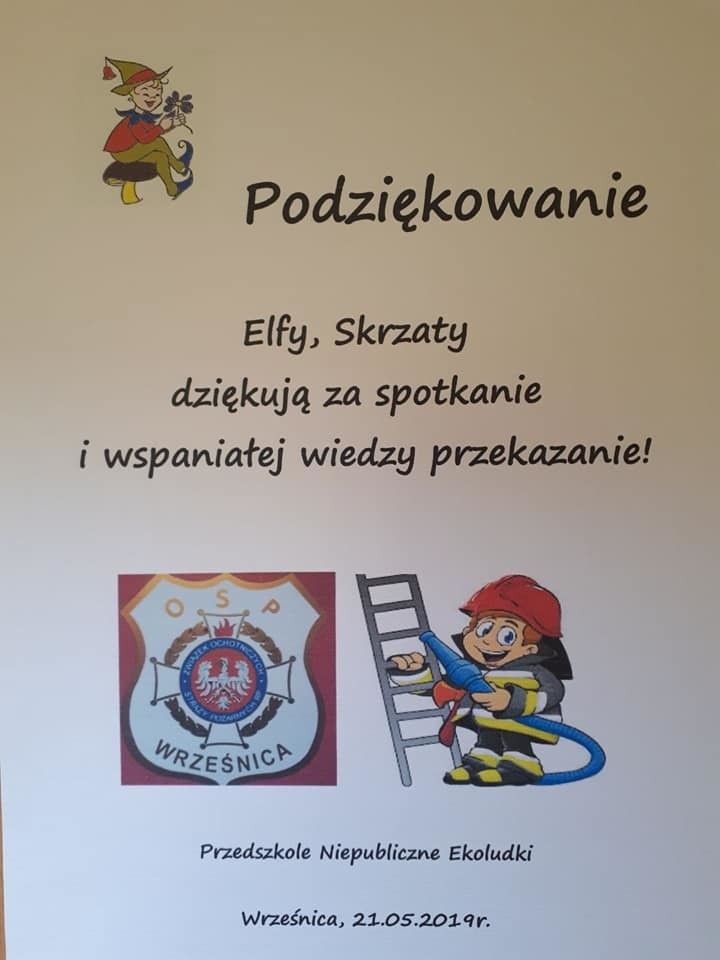 Jednostkę Ochotniczej Straży Pożarnej we Wrześnicy (gmina...