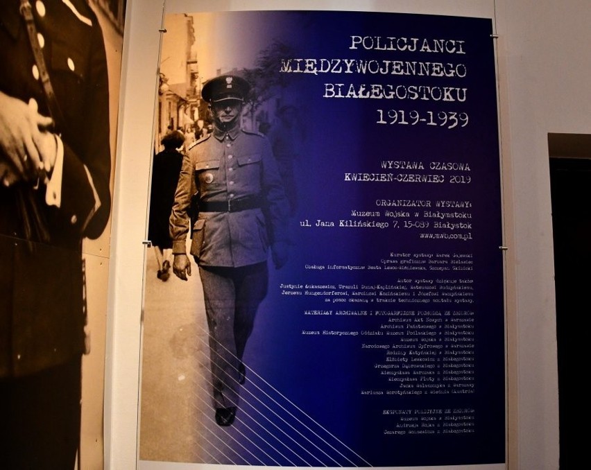 Białystok. Wystawa "Policjanci międzywojennego Białegostoku 1919-39" [ZDJĘCIA]