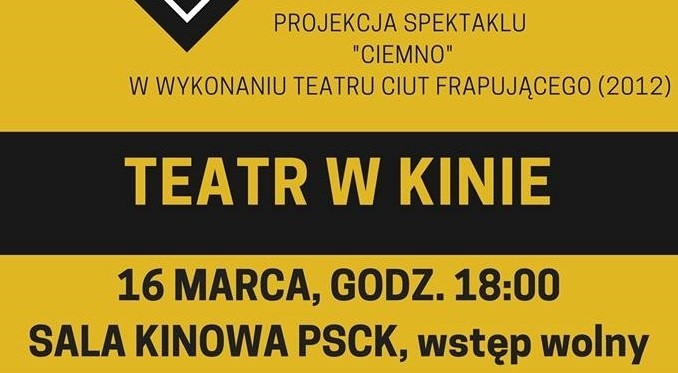 "Kino w teatrze - teatr w kinie" w pińczowskim centrum kultury. Rozpoczyna się nowy cykl spotkań 