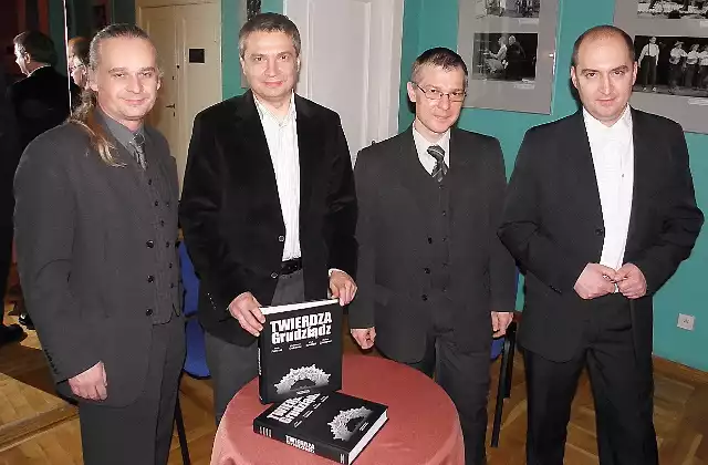 Autorzy "Twierdzy Grudziądz"; Mariusz Żebrowski, Włodzimierz Grabowski, Jakub Franczak i Piotr Nowiński. 