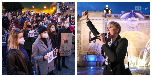 Protest (nie tylko) kobiet w Szczecinie