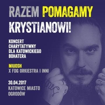 Wielki koncert charytatywny dla Krystiana Jablonskiego w...