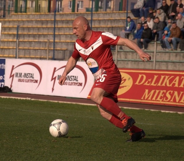 Piotr Rocki był najlepszym zawodnikiem meczu GKS Tychy z Olimpią Grudziądz