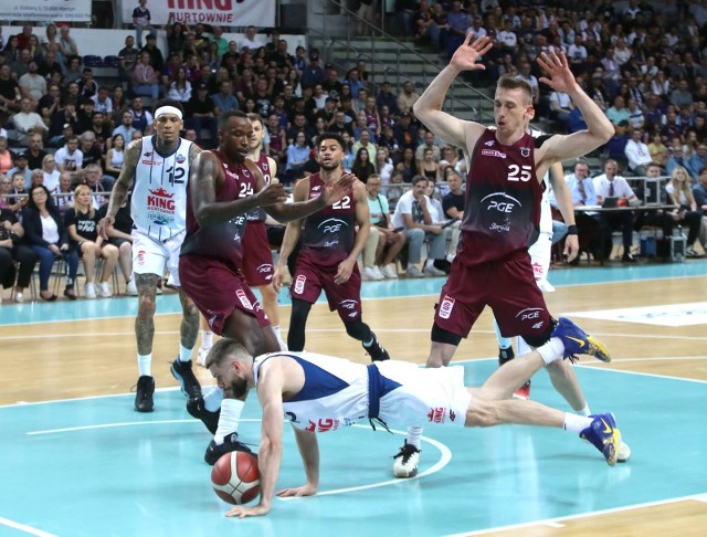 King Szczecin - Spójnia Stargard 104:86 w pierwszym półfinale Orlen Basket Ligi