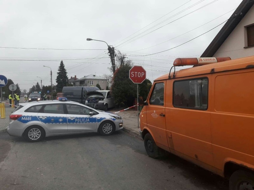 Wypadek w Knyszynie. Zderzyły się dwa busy