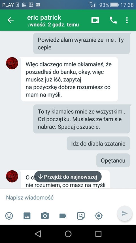 Oto treść wiadomości wysyłanych do matki naszej Czytelniczki...