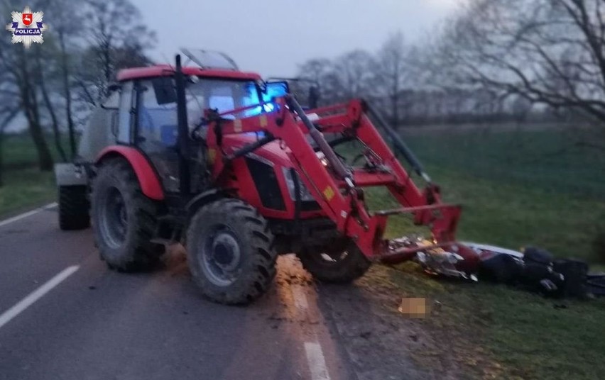 Tragiczny wypadek w Rudnie pod Parczewem. 31-letni motocyklista zginął na miejscu (ZDJĘCIA)