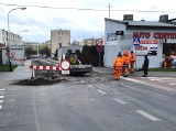 Pora na wiosenne remonty w Ozorkowie. Roboty drogowe wykonywane są na dwóch ważnych ulicach
