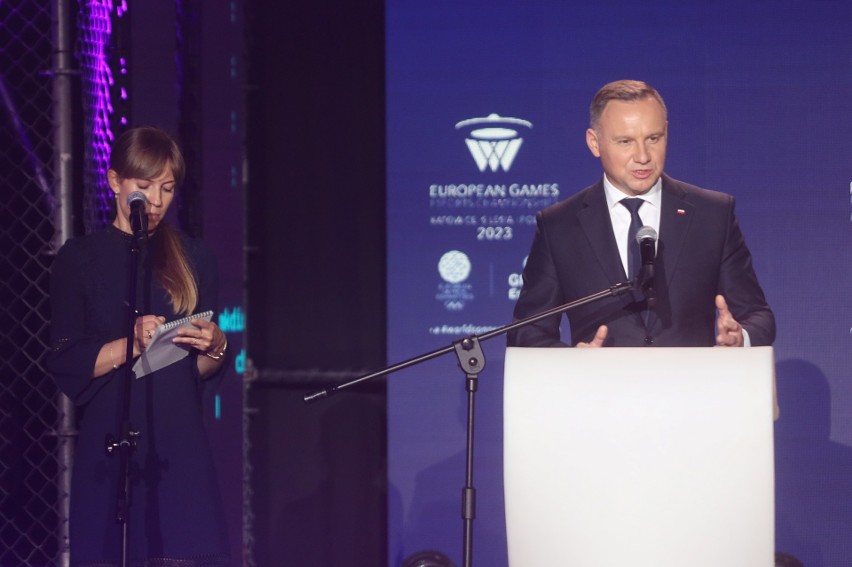 Prezydent Andrzej Duda otworzył European Games Esports...