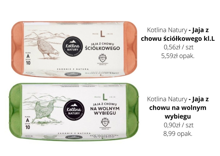 Regularna cena jaj Kotlina Natury z chowu ściółkowego to...