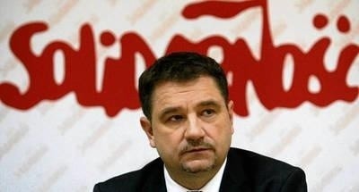 Przewodniczący "Solidarności" Piotr Duda nie wyklucza, że protest potrwa dłużej niż planowane 4 dni FOT. PIOTR KRZYŻANOWSKI