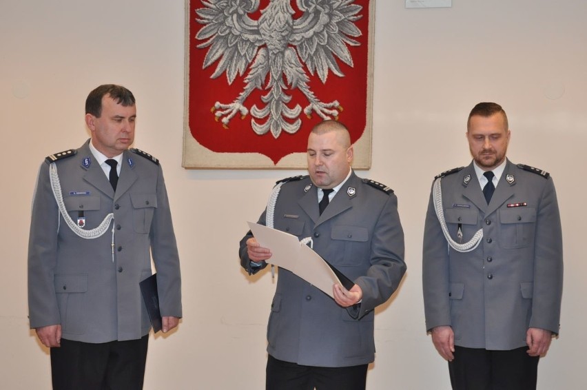 Siemiatycze.  Maciej Wesołowski to nowy Komendant Powiatowy Policji (zdjęcia)
