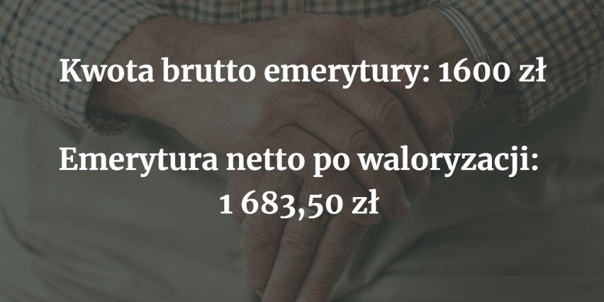 Kwota brutto emerytury na 28.02.2023 r.: 1 600 zł...