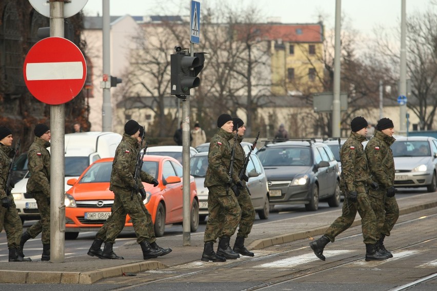 Przywitanie wojsk amerykańskich we Wrocławiu