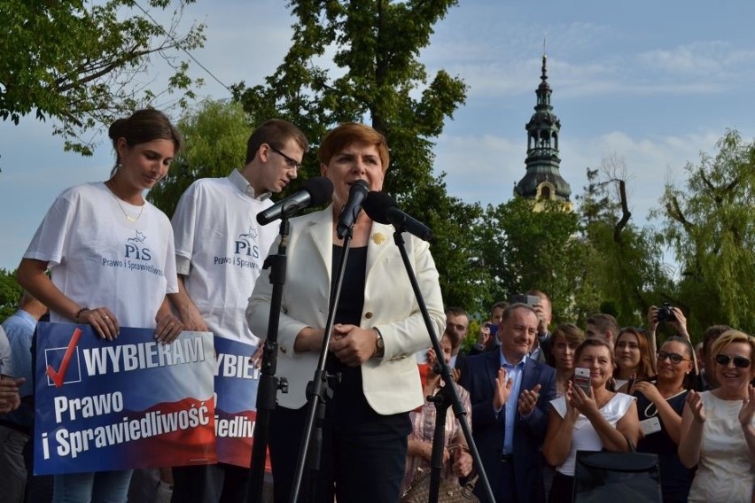 Beata Szydło z PiS odwiedziła Kłobuck