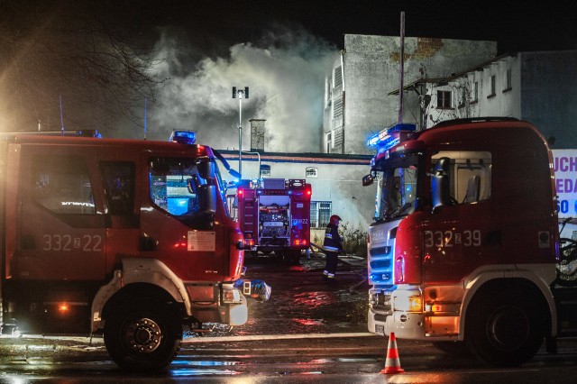 Pożar na ul. Szczecińskiej w Koszalinie