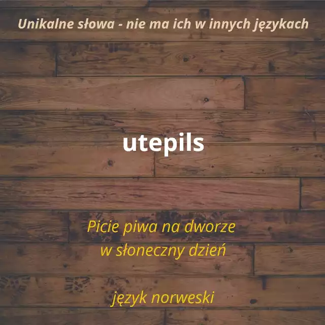 Oto kilkanaście słów, które nie mają swoich odpowiedników w innych językach, a świetnie opisują na przykład pewne zjawiska. Zobaczcie sami! Przejdź do kolejnego slajdu --->