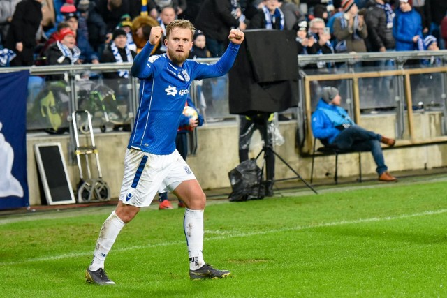 Christian Gytkjaer ostatniego gola dla Lecha Poznań strzelił 3 marca w pojedynku z Arką Gdynia.