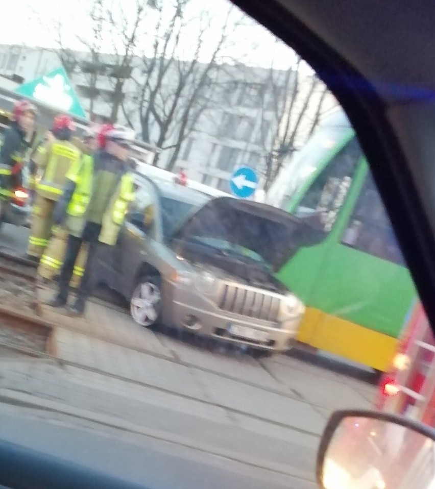 Na ulicy Grunwaldzkiej doszło do zderzenia tramwaju z...