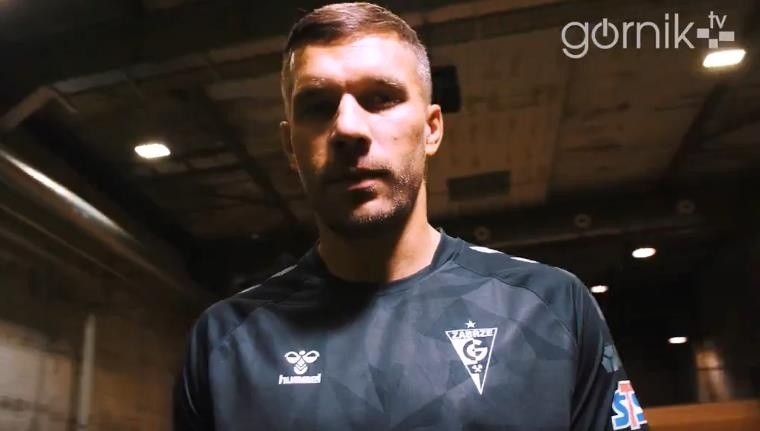 6.07.2021. Lukas Podolski w Górniku Zabrze.