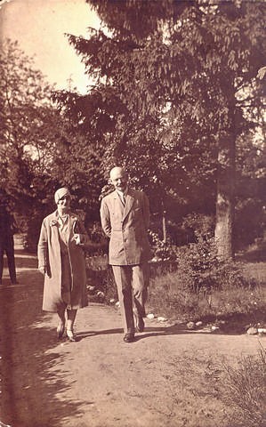Leon Barciszewski z żoną Zofią