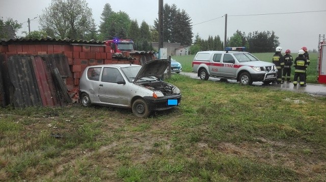 Wypadek w gminie Działoszyce - w miejscowości Świerczyna.